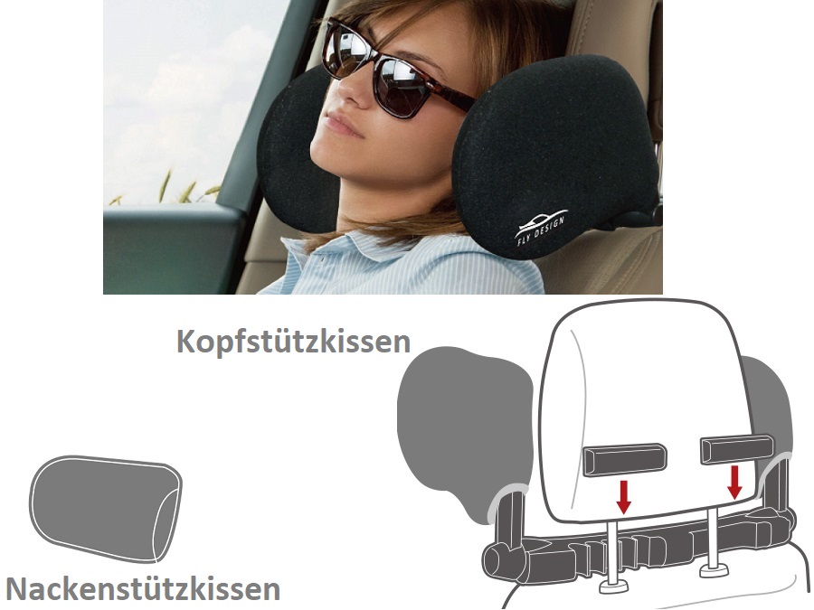 Kinder Erwachsene Auto Sitz Kopfstütze Nacken Kissen für Audi Q3 Kopf wegknickt