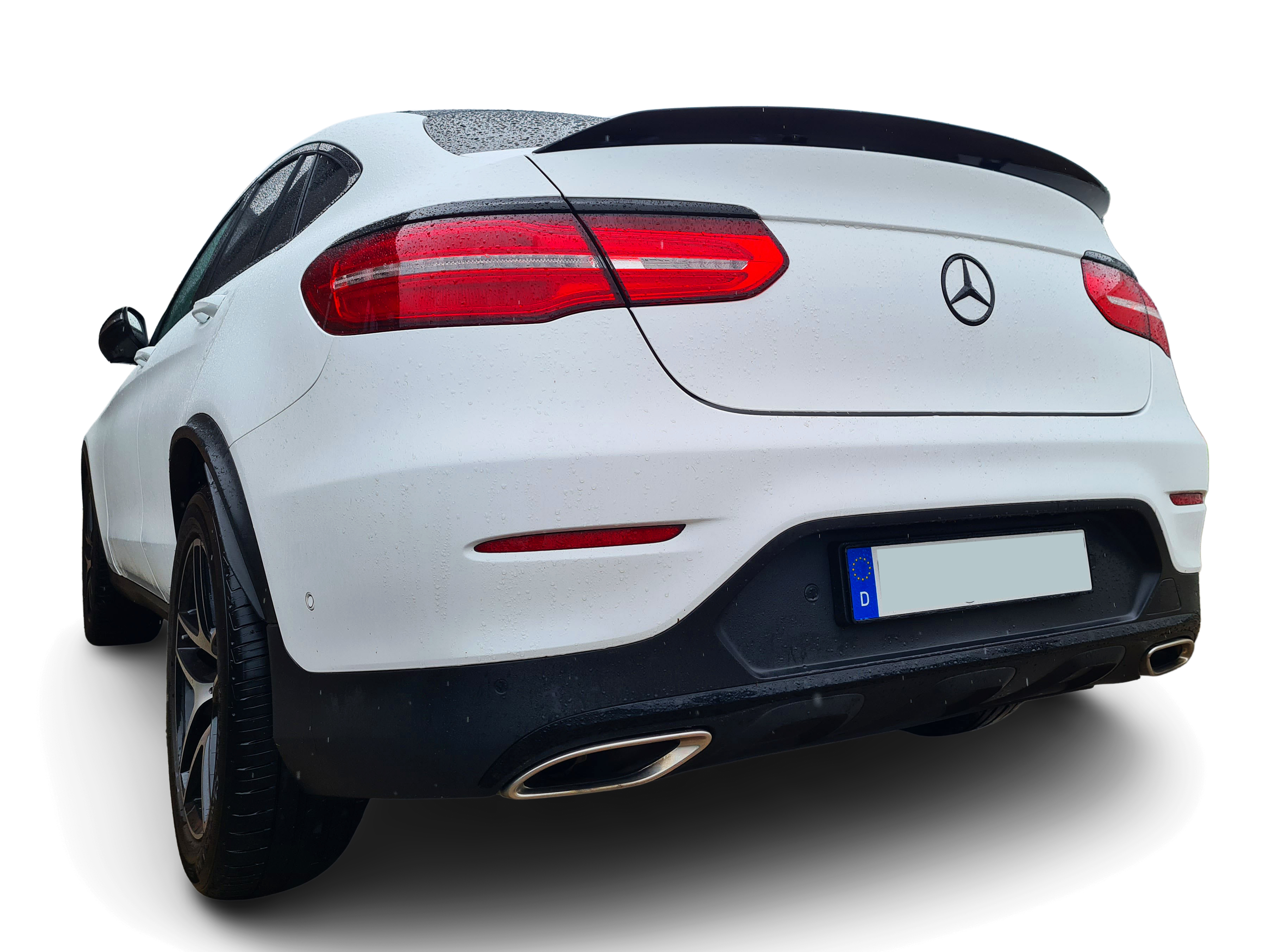 AniFM Hochwertiger ABS Spoiler GLC Coupe GLC43 GLC260 Heckspoiler für  Mercedes - Benz GLC Klasse Coupe GLC300 GLC250 2016-2018,Black: :  Auto & Motorrad